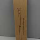 Ausemku Shower Curtain Rod Tension - 26-76 Inch Never Rust Non-Slip Spring Tension Curtain Rod No Drilling Stainless Steel Curtain Rod Use Bathroom KitchenSilver