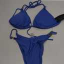 Women's Sexy Halter Bikini Set Triangle Top String Swimwear Two Piece Swimsuits Cheeky Bathing Suit Size S