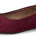 Amazon Essentials Women's Pointed-Toe Ballet Flat (7.5, Maroon)