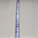 32" x 48" 2026 Wall Calendar Dry Erase - Large Starry Sky Calendar Wet & Dry Erasable Laminated 12 Month Annual Yearly Planner, Reversible, Horizontal/Vertical, Blue