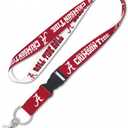 WinCraft Alabama Crimson Tide Premium Lanyard Key Chain, Roll Tide Edition