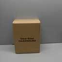 Industrial Semi Flush Mount Ceiling Light, 800 Lumen LED Bulb Included, Clear Glass Shade Ceiling Light Fixture, Farmhouse Light Fixture for Hallway Corridor Kitchen Bathroom Bedroom Passway