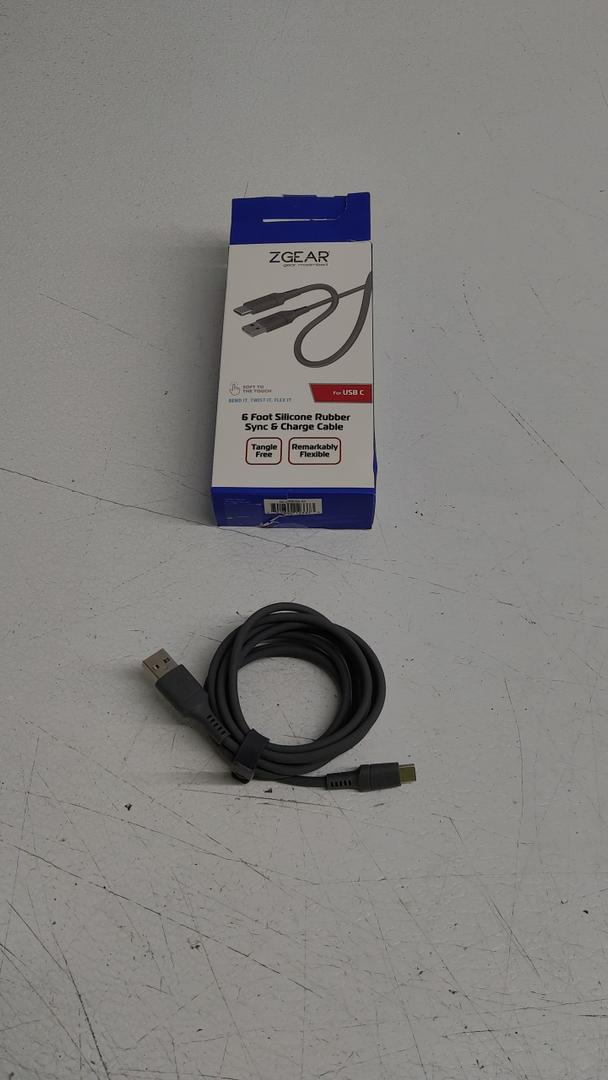 ZGEAR 6 Foot Silicone Rubber Sync & Charge Cable