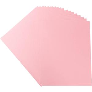 20 Sheets Colored Thick Paper Cardstock Blank for DIY Crafts Cards Making, Invitations, Scrapbook Supplies (Pink, 8.5 x 11 inches)