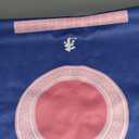 Breling Mahjong Mat for Table, 31. 5" Anti Slip and Noise Reduction Mahjong Table Cover, Large Gaming Mat with Carrying Bag for Poker, Dominoes, Card and Board Games(Blue and White Porcelain)