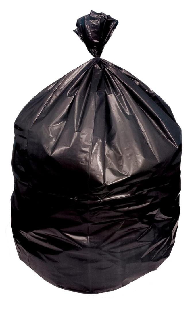 HBC Value Perfomance Can Liners 24"x32", Black, 0.35Mil, 10/50, LLDPE Liners