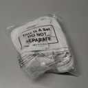 Toulite 30 Pcs White Bibs for Baby Washable Reusable Waterproof Cotton Feeder Bibs with Double Sided Design for Baby Shower Activity and Gifts