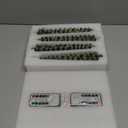 LiuSuper 4 Pack Christmas Tree LED Candles with Remote, Snow Covered Real Wax Flameless Taper Candles with 3D Flickering Flame, Lights Xmas Candlesticks for Christmas Home Party Decor