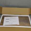 QEEIG Floating Shelves for Wall Bathroom Shelf Bedroom Kitchen Living Room Hanging Book Shelves Small Farmhouse Decor 16 inch Set of 3, Rustic Brown (015-BN3)