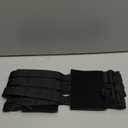 DCOFXGM Tactical Skeletal Quick Release Cummerbund for Molle Vest Plate Carrier Cummerbund Quick Disconnect Mounting Strap (Black)