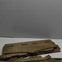 Sticker Display Stand with Curved Pockets for Big 4'' Stickers- Brochure Holder with Customizable Space - On the Go Display Stands for Vendor Events - Ideal for Small Business Vendors (Brown, Large)