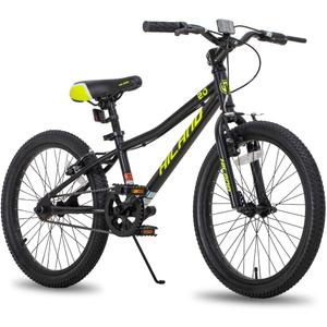 HILAND 20 Inch Kids' Bicycles Mountain Bike for Boys, Girls 5+ Years Old, Single Speed Kids Bicycles with Dual Handbrakes, Child Bike | Kids Bicycles, Dual Handbrakes, Kickstand