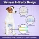 Pet Soft Female Dog Diapers - Disposable Doggie Diapers with Wetness Indicator, Puppy & Cat Diaper Super Absorbent, Fit for Female Dog in Heat or Incontinence, 20pcs (M, Mixed)
