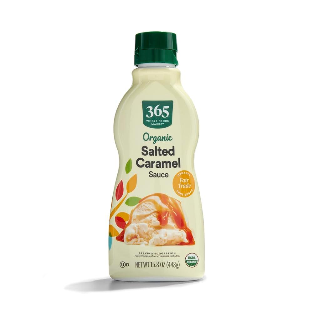365 by Whole Foods Market, Organic Salted Caramel Sauce, 15.8 Ounce (EXP 05/04/28)