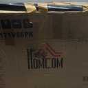 HOMCOM 6 Point Vibrating Massage Office Chair with Heat, Velvet High Back Executive Office Chair with Reclining Backrest, Padded Armrests and Remote, Pink