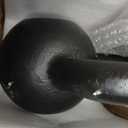 Amazon Basics Cast Iron Kettlebell for Strength Training, Wide Handle, 25 Pounds, Black