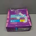 Poise Ultra Thin Incontinence Pads & Postpartum Pads for Bladder Leaks, 4 Drop Moderate Absorbency, Long Length, 48 Count