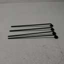 Electric Bicycle Spokes 13G Diameter 2.3mm Black Color Spokes Material J-Bend Electric Bike Wheel Spokes for Motor 4Pcs