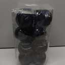 XmasExp 16ct Christmas Ball Ornaments Shatterproof Xmas Tree Hanging Balls Halloween Decorations Perfect for Holiday Wedding Christmas Halloween Decor(3.15", Black)