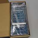 Cisily Sink Caddy Sponge Holder for Kitchen, 304 Stainless Steel Rustproof, Kitchen Sink Caddy with High Brush Holder, Dish Sponge Organizer with Divider(Silver) (9.25)