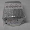 Chezmoi Collection Caleb 3-Piece Muted Gray White Ivory Floral Plaid Rectangular Patchwork Quilt Set - Pre-Washed Cotton Quilted Lightweight Reversible Bedspread for All Seasons, Queen Size