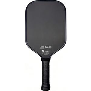 AIREO Gen 4 Pickleball Paddle, Cyclone 16MM Pickleball Racket, USAP Approved T700 RAW Carbon Fiber Pickle Ball Paddle, Floating Foam Core for Pro-Level Performance (Black)