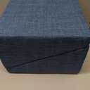 Dog ramp for Small Dogs, 2-in-1 Pet Steps & Ottoman - Foldable Dog ramp for Couch, Non-Slip Wooden Pet ramp for Puppy Senior Injured Dogs (Blue, XL(17.13H))