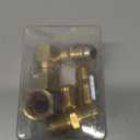 Joywayus Brass Flare Tube Fitting Coupling Gas Adapter 3/8" Flare Male and 3/8" Flare Female Swivel Nut Union Pipe Connector (Pack of 6)