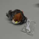 Potaroma Cat Toys Rechargeable Flapping Bird Sparrow, Lifelike Chirp Tweet, Touch Activated Kitten Toy Interactive Cat Exercise Toys for All Breeds Cat Kicker Catnip Toys 4.0 Inches