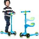 3 Wheel Scooter for Kids – 2-in-1 Scooter with Seat & LED Light-Up Wheels