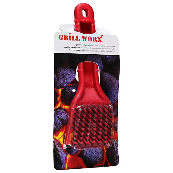 Grill Worx Barbecue Short Brush and Culinary Elements Grill Brush