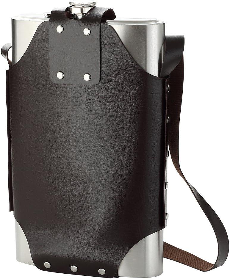 64 oz Classic Style Stainless Steel Liquor Whiskey Hip Flask Silver