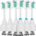Toothbrush Heads Replacement Compatible with Philips Sonicare HX7022 HX7023 E-Series -Brush Heads for Essence Electric Toothbrush, 6 Packs