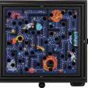 'STERLING Games Wooden Labyrinth Space Shuttle Theme Tilt Maze Game with Marble Ball and 60 Waypoints for 6 Years Up, 13.5" x 13" Board