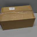 STARPY 6 Pack Brushed Gold Door Knob with Square Rosette, Heavy Duty Door Knob with Lock, Interior Door Handles for Bath & Bed, Heavy Duty Door Knob with Lock