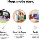 Cricut Mug Press Ceramic Mug Blank 15oz 2/Pkg-White