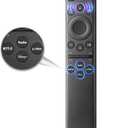 Voice Remote for Samsung-TV-Remote Replacement, Universal for 2019-2024 Samsung Smart TV Remote Control with Voice ControlNo Solarcell