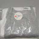 ANRABESS Women Sweatshirts Dress Oversized Long Sleeve Patchwork Casual Loose Pleated Pullover Mini Dress Fall Outfits 2025 (Gray, S)