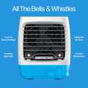 Arctic Air Chill Zone Evaporative Cooler with Hydro-Chill Technology, Portable Fan with 4 Adjustable Speeds, 8-Hour Cooling, Fan for Bedroom, Living Room, Basement, Office & More