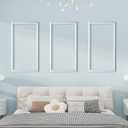 PALMPOP Peel and Stick Wall Molding Kit of 3 Frames,Premade Accent Wainscoting Panels, Ready to Molding Trim for Living Room Bedroom Corridor Home Interior Wall Panel Decor (24x16in)