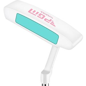 PGM Golf Putter fo Women, Left Handed, Blade Golf Putter with Alignment Aid, High Stability, Straighter Putts [Length:33 inch - Steel Shaft]