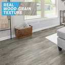 Art3d Peel and Stick Floor Tile Vinyl Wood Plank 36-Pack 54 Sq.Ft, Light Grey, Rigid Surface Hard Core Easy DIY Self-Adhesive Flooring