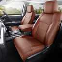 MeeKooMay Tundra Seat Cover Customized Fit 2014-2021 Crew Max SR, Limited, platinum, 1794 Edition TRD