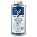Buck 45+5uF 45/5 MFD 6% CBB65B Dual Run Round Start Capacitor - Ideal for HVAC Systems, Air Conditioner Unit Fan Motor Start, Heat Pump, & Condenser Straight Cool Applications 370/440VAC 50/60Hz