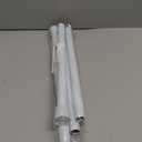 White Tension Curtain Rod 30 to 64 Inch,Adjustable Curtain Rod,Shower Tension Curtain Rod No Drilling,7/8" Spring Curtain Rods for Windows Closet Doorway Door