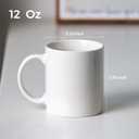 GBHOME 12 OZ Off White Coffee Mugs, Ceramic Bulk Coffee Mugs with Large Handle for Man, Woman, Light Weight Coffee Mugs Set for Latte/Cappuccino/Cocoa/Milk, Dishwasher & Microwave Safe, 36Pcs