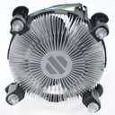 i3/i5/i7 LGA115x CPU Heatsink- Compatible with Intel CPU Cooler Aluminum Heatsink for LGA1200 LGA1151 LGA1150 LGA1155 LGA1156- for Intel E97379-003 For Desktop 4-Pin Connector CPU Cooler With Aluminum