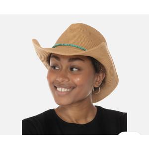 Elena - Cowboy with Rolled Wire Brim Edges