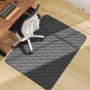 Blvornl Ultra Large Office Chair Mat for Hardwood Floor, Rolling Chair Mat for Hard Wood, Large Anti-Slip Hard Floor Protector, Heavy Duty Computer Desk Rug for Office and Home 47.2"*60" Deep Grey