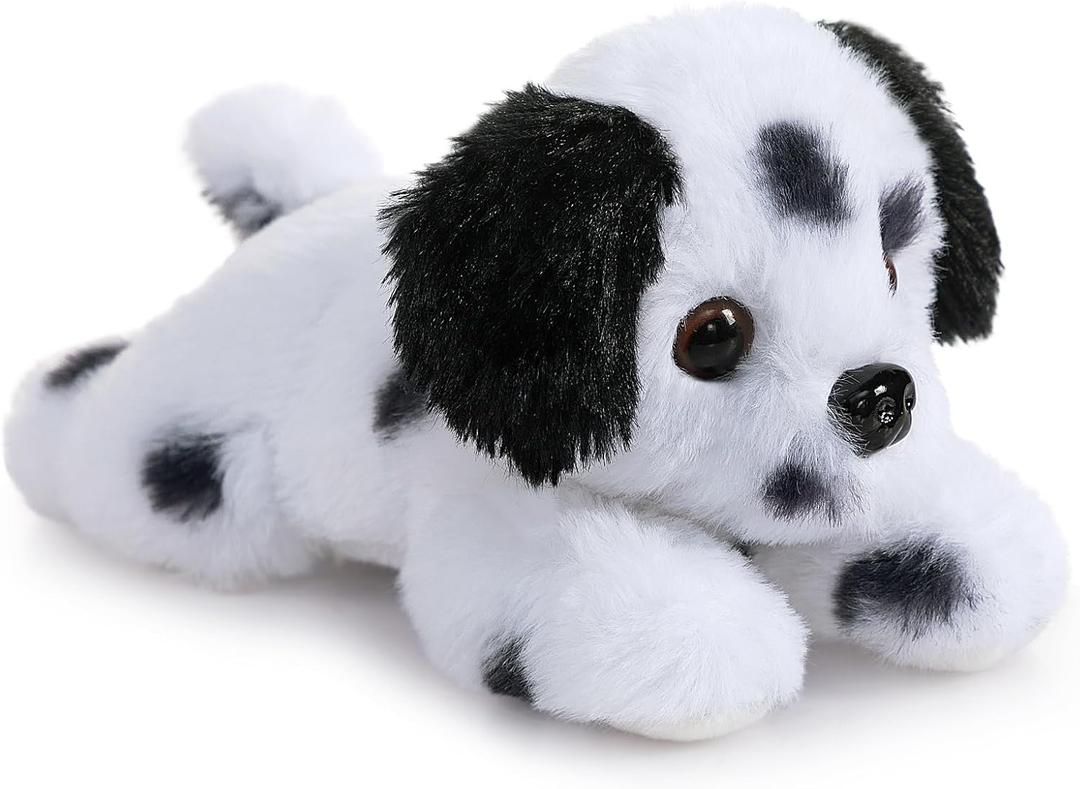 Dalmatian Stuffed Animal Small Dalmatian Puppy Dog Plush Toy Gift for Kids and Dog Lovers 10 inches